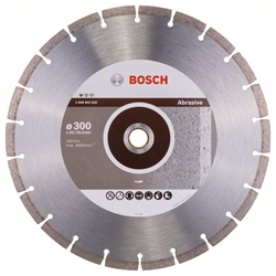 Bosch Diamanttrennscheibe Standard for Abrasive, 300x20,00/25,40x2,8x10mm, 1er-Pack Nr. 2608602620