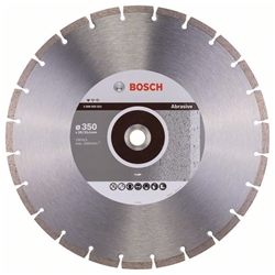 Bosch Diamanttrennscheibe Standard for Abrasive, 350x20,00/25,40x2,8x10mm, 1er-Pack Nr. 2608602621