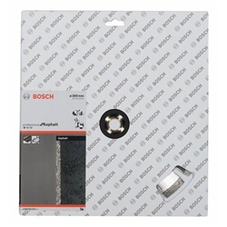 Bosch Diamanttrennscheibe Standard for Asphalt, 300x20,00/25,40x2,8x8mm, 1er-Pack Nr. 2608602624