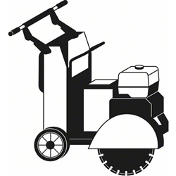 Bosch Diamanttrennscheibe Standard for Asphalt, 300x20,00/25,40x2,8x8mm, 1er-Pack Nr. 2608602624