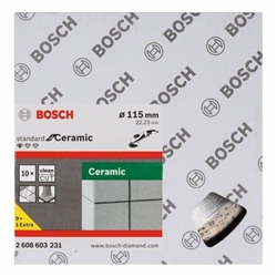 Bosch Diamanttrennscheibe Standard for Ceramic, 115x22,23x1,6x7mm, 10er-Pack Nr. 2608603231