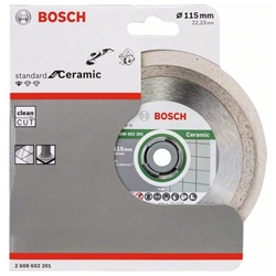 Bosch Diamanttrennscheibe Standard for Ceramic, 115x22,23x1,6x7mm, 1er-Pack Nr. 2608602201