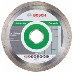 Bosch Diamanttrennscheibe Standard for Ceramic, 125x22,23x1,6x7mm, 1er-Pack Nr. 2608602202