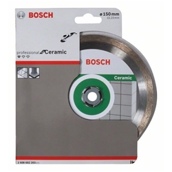 Bosch Diamanttrennscheibe Standard for Ceramic, 150x22,23x1,6x7mm, 1er-Pack Nr. 2608602203
