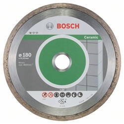 Bosch Diamanttrennscheibe Standard for Ceramic, 180x22,23x1,6x7mm, 10er-Pack Nr. 2608603233