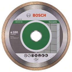 Bosch Diamanttrennscheibe Standard for Ceramic, 180x25,40x1,6x7mm, 1er-Pack Nr. 2608602536