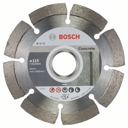 Bosch Diamanttrennscheibe Standard for Concrete, 115x22,23x1,6x10mm, 10er-Pack Nr. 2608603239