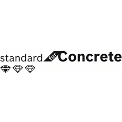 Bosch Diamanttrennscheibe Standard for Concrete, 115x22,23x1,6x10mm, 1er-Pack Nr. 2608602196