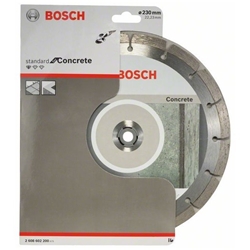 Bosch Diamanttrennscheibe Standard for Concrete, 230x22,23x2,3x10mm, 1er-Pack Nr. 2608602200