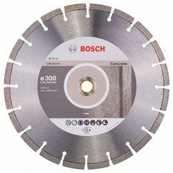 Bosch Diamanttrennscheibe Standard for Concrete, 300x20,00/25,40x2,8x10mm, 1er-Pack Nr. 2608602543