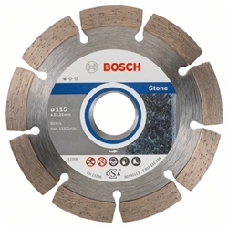 Bosch Diamanttrennscheibe Standard for Stone, 115x22,23x1,6x10mm, 10er-Pack Nr. 2608603235