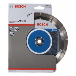 Bosch Diamanttrennscheibe Standard for Stone, 180x22,23x2x10mm, 1er-Pack Nr. 2608602600