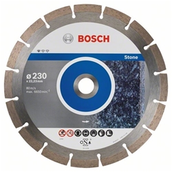 Bosch Diamanttrennscheibe Standard for Stone, 230x22,23x2,3x10mm, 10er-Pack Nr. 2608603238