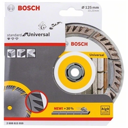 Bosch Diamanttrennscheibe Standard for Universal 125x22,23mm, 1er-Pack Nr. 2608615059