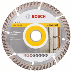 Bosch Diamanttrennscheibe Standard for Universal 150x22,23, 1er-Pack Nr. 2608615061