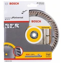 Bosch Diamanttrennscheibe Standard for Universal 150x22,23, 1er-Pack Nr. 2608615061