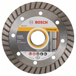 Bosch Diamanttrennscheibe Standard for Universal Turbo, 115x22,23x2x10mm, 1er-Pack Nr. 2608602393