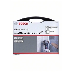 Bosch Diamanttrockenbohrer-Set DrySpeed, 6/8/10/12mm Nr. 2607017579