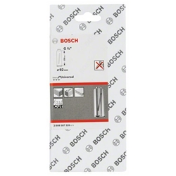 Bosch Diamanttrockenbohrkrone G 1/2-Zoll, Best for Universal, Ø: 92mm, Arbeitslänge: 150mm, Segmente: 5, Segmenthöhe: 7mm Nr. 2608587326
