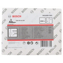 Bosch D-Kopf Streifennagel SN34DK 50G, 2,8mm, 50mm, verzinkt, glatt, 3000er-Pack Nr. 2608200005