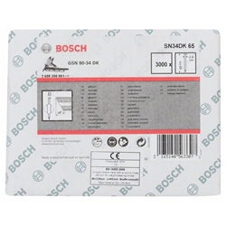 Bosch D-Kopf Streifennagel SN34DK 65, 2,8mm, 65mm, blank, glatt, 3000er-Pack Nr. 2608200001