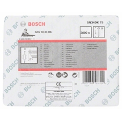 Bosch D-Kopf Streifennagel SN34DK 75, 2,8mm, 75mm, blank, glatt, 3000er-Pack Nr. 2608200002