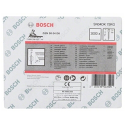 Bosch D-Kopf Streifennagel SN34DK 75RG, 2,8mm, 75mm, verzinkt, gerillt, 3000er-Pack Nr. 2608200021
