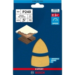 Bosch EXPERT C470 Schleifpapier, 102x62/93mm, K 240, 10 Stück Nr. 2608901653