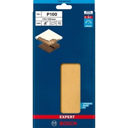 Bosch EXPERT C470 Schleifpapier, 14 Löcher, für Schwingschleifer, 115x230mm, K 100, 10 Stück Nr. 2608900875