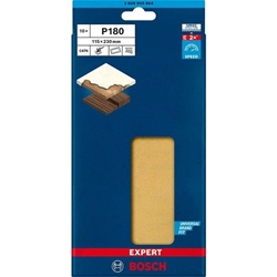 Bosch EXPERT C470 Schleifpapier, 14 Löcher, für Schwingschleifer, 115x230mm, K 180, 10 Stück Nr. 2608900864
