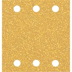 Bosch EXPERT C470 Schleifpapier, 6 Löcher, für Schwingschleifer, 115x107mm, K 40, 10er-Pack Nr. 2608900890