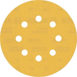 Bosch EXPERT C470 Schleifpapier, 8 Löcher, für Exzenterschleifer, 125mm, K 400, 50-tlg. Nr. 2608900916