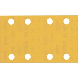 Bosch EXPERT C470 Schleifpapier, 8 Löcher, für Schwingschleifer, 80x133mm, K 400, 10 Stück Nr. 2608900885
