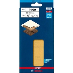 Bosch EXPERT C470 Schleifpapier, 8 Löcher, für Schwingschleifer, 93x186mm, K 400, 10 Stück Nr. 2608900859