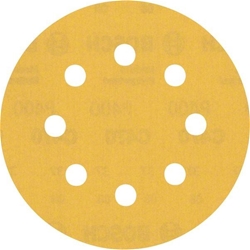 Bosch EXPERT C470 Schleifpapier, 8 Löcher, für Exzenterschleifer, 115mm, K 400, 5-tlg. Nr. 2608900801