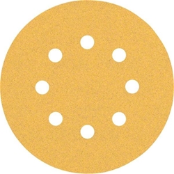 Bosch EXPERT C470 Schleifpapier, 8 Löcher, für Exzenterschleifer, 125mm, K 100, 5-tlg. Nr. 2608900806