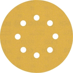Bosch EXPERT C470 Schleifpapier, 8 Löcher, für Exzenterschleifer, 125mm, K 320, 5-tlg. Nr. 2608900810