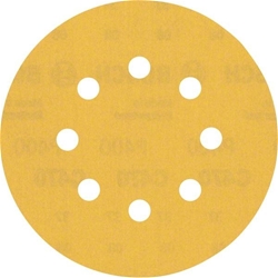 Bosch EXPERT C470 Schleifpapier, 8 Löcher, für Exzenterschleifer, 125mm, K 400, 5-tlg. Nr. 2608900811