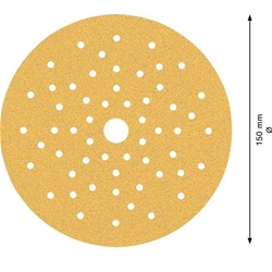 Bosch EXPERT C470 Schleifpapier, Mehrloch, für Exzenterschleifer, 150mm, K 80, 5-tlg. Nr. 2608901104