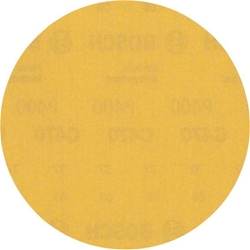 Bosch EXPERT C470 Schleifpapier, ohne Löcher, für Winkelschleifer und Bohrer, 125mm, G 400, 50-tlg. Nr. 2608901156