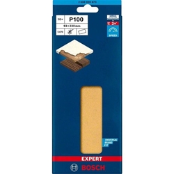 Bosch EXPERT C470 Schleifpapier, ohne Löcher, für Schwingschleifer, 93x230mm, K 100, 10 Stück Nr. 2608900873