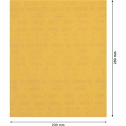Bosch EXPERT C470 Schleifpapier, zum Handschleifen, 230x280mm, K 320 Nr. 2608900966
