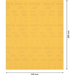 Bosch EXPERT C470 Schleifpapier, zum Handschleifen, 230x280mm, K 400 Nr. 2608900967