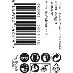 Bosch EXPERT C470 Schleifpapierrolle, zum Handschleifen, 115mm, 5m, K 120 Nr. 2608900899