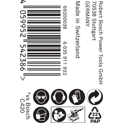 Bosch EXPERT C470 Schleifpapierrolle, zum Handschleifen, 115mm, 5m, K 180 Nr. 2608900900