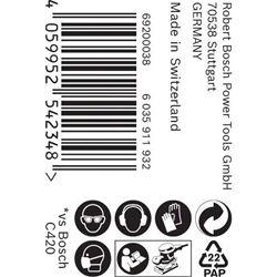 Bosch EXPERT C470 Schleifpapierrolle, zum Handschleifen, 115mm, 5m, K 40 Nr. 2608900896