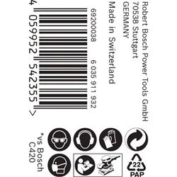 Bosch EXPERT C470 Schleifpapierrolle, zum Handschleifen, 115mm, 5m, K 60 Nr. 2608900897