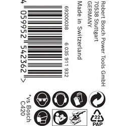 Bosch EXPERT C470 Schleifpapierrolle, zum Handschleifen, 115mm, 5m, K 80 Nr. 2608900898