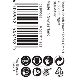 Bosch EXPERT C470 Schleifpapierrolle, zum Handschleifen, 115mmx50 m, K 120 Nr. 2608900981