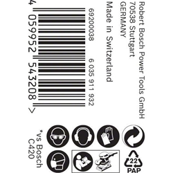 Bosch EXPERT C470 Schleifpapierrolle, zum Handschleifen, 115mmx50 m, K 180 Nr. 2608900982